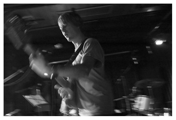 David beim Mediumkonzert.